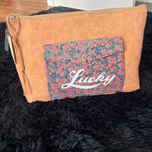 Lucky Brand Large Cosmetic Pouch - NWT - Picture 3 of 5